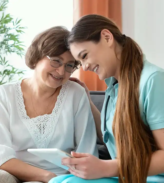 Personal care services by Shoreline Hospice Care helping patients with daily needs and comfort at home.