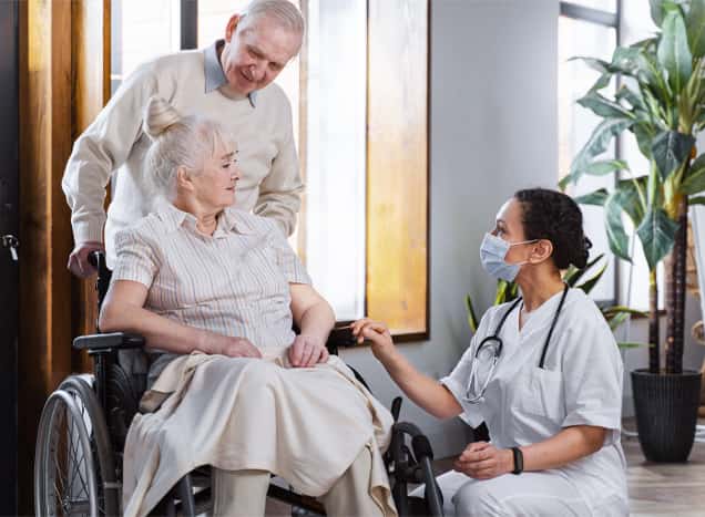 Compassionate hospice care team at Shoreline Hospice Care in Dallas providing comfort and support