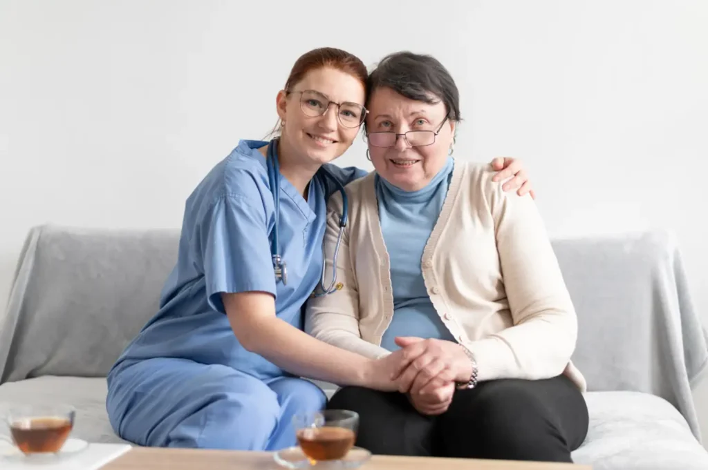 home health skilled nursing care at home by shoreline hospic care in Dallas, TX